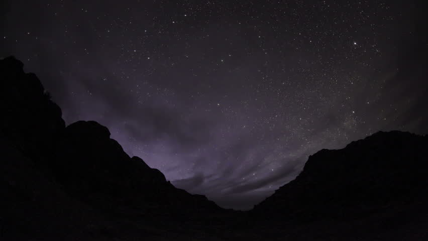 Starry Night over the mountains Baga Gazriin Chuluu, Mongolia. Full HD