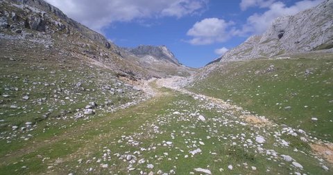 Aerial, Durmitor National Park, Montenegro - Native Material, straight out of the cam, watch also for the graded and stabilized version