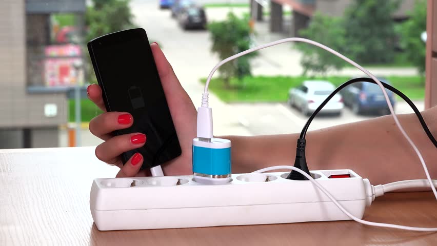 clip to hold phone charger plugs