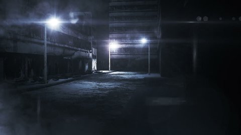 Scary Alley realistic 3D render