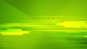 Bright green tech abstract animated background. Motion world map graphic design clip Ultra HD 4K 3840x2160