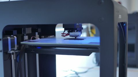 3D Printer in time lapse 