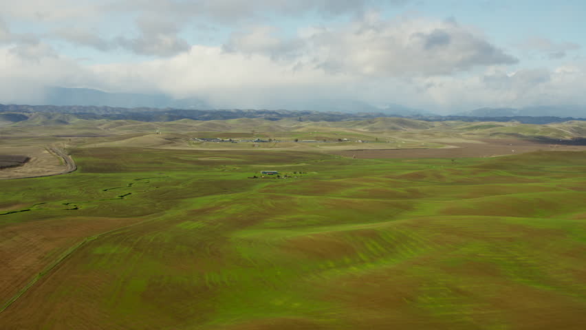 Aerial Willows Glenn County Northern California city USA Thunderhills Raceway Farmland agriculture Hills farming crops building structure farm Ranch