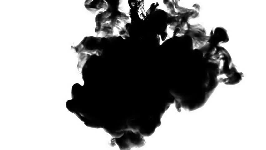 Ink drop in water