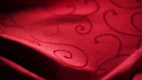 Luxury red silk or satin