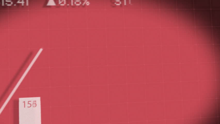 Flow Chart Stocks Red