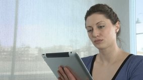 Young woman on tablet computer (4 of 4)