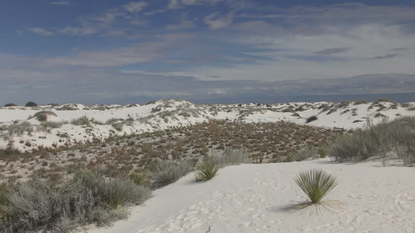 White Sands dunes and desert in New Mexico, USA Southwest