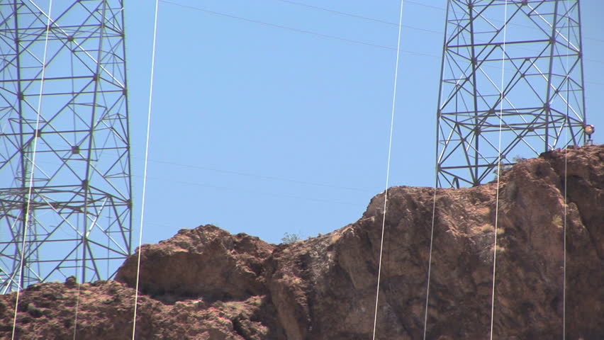 Power Lines from the Hoover Dam