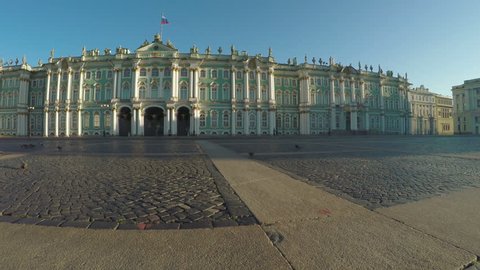 RUSSIA, SAINT PETERSBURG, JULY, 2016: Palace Square in St. Petersburg, July 2016 in St Petersburg Russian Federation