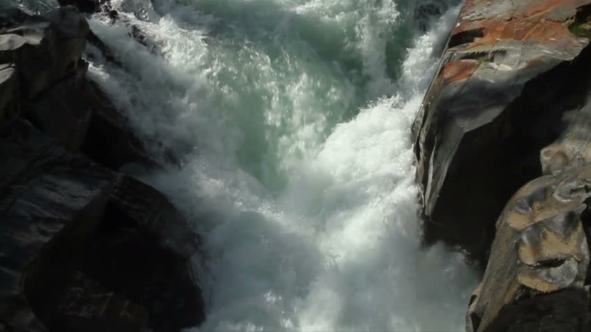 Vermilion River waterfalls in Kootenay, National Park, British Columbia, Canada