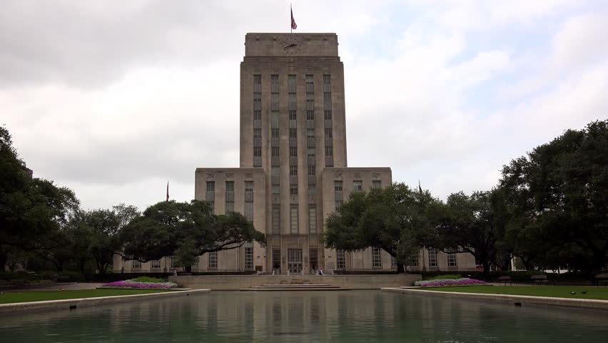 City Hall building in downtown Houston, Texas