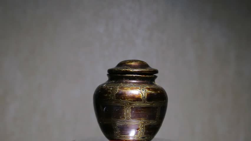 Traditional Sardinian earthen jugs isolated