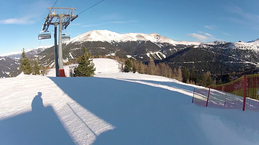 Ski Downhill Panorama