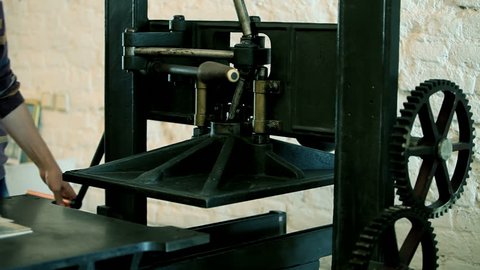 Hand Printing presses