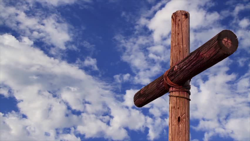 Old rugged cross Footage | Stock Clips