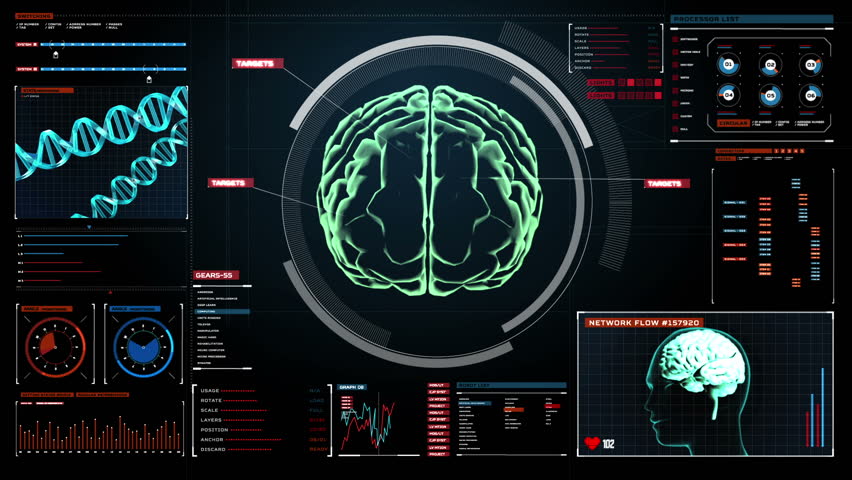 Brain 95. Оцифровка мозга. Электромагнитная сканирование мозга. Medical app.