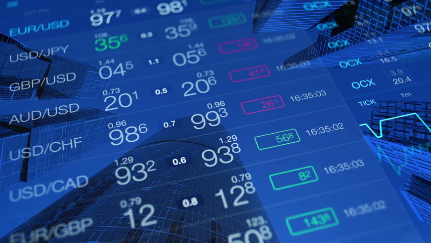 Currency Exchange Forex Concept Background Stock Footage Currency Exchange Forex Concept