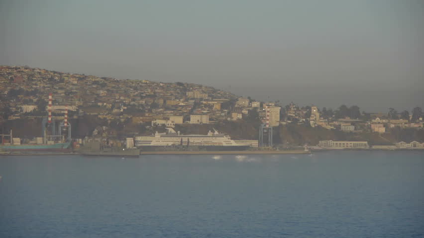 Valparaiso harbor in Chile
