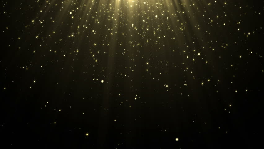 Particles gold glitter award dust abstract background loop | Shutterstock HD Video #20807536