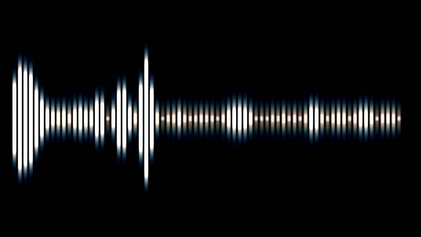 digital audio spectrum sound wave effect Royalty-Free Stock Footage #20820586