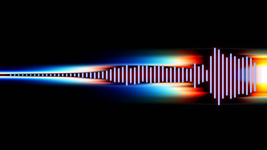 digital audio spectrum sound wave effect Royalty-Free Stock Footage #20820598