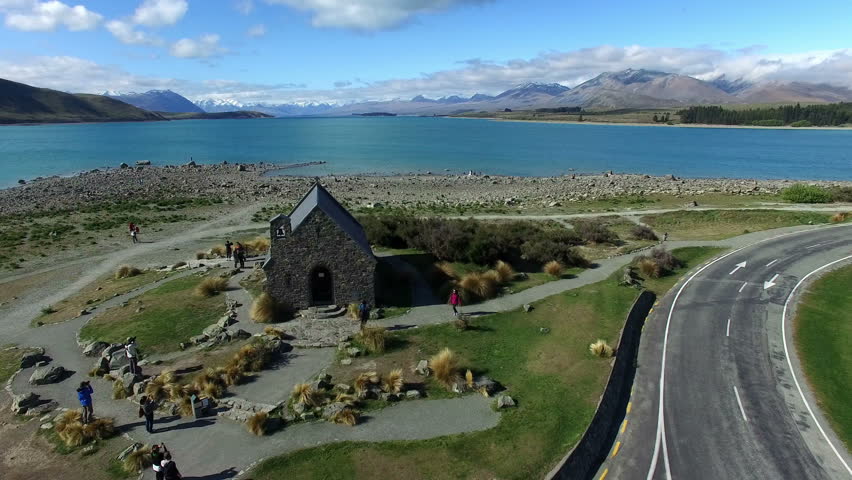 tekapo church and lake