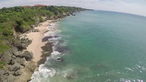 Beach Bali aerial