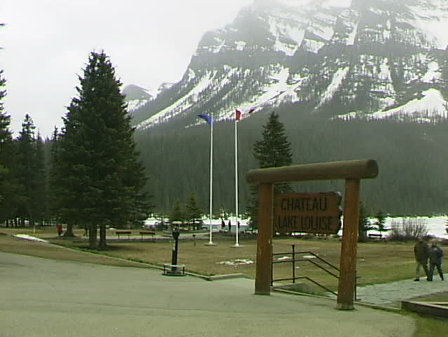 BANFF, CANADA - CIRCA 2007: Fairmont Chateau Lake Louise in Banff