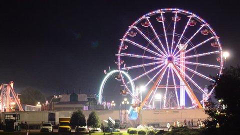 State Fair at night