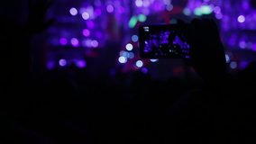 Music festival video recording with smart phone