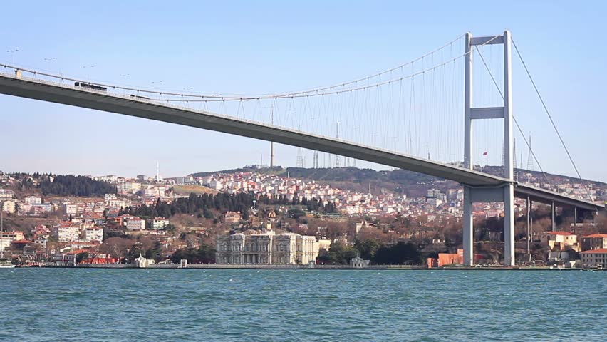 Istanbul Bosporus Bridge view from Ortakoy Region
