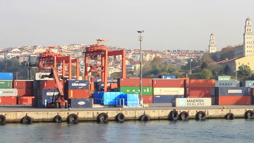 ISTANBUL - NOVEMBER 21: Haydarpasa Port on November 21, 2011 in Istanbul. Port