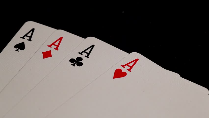 cards aces spread