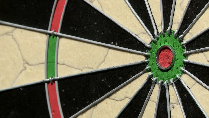 a dart board