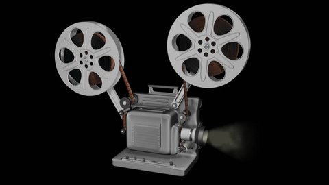 Movie Projector Animation Loop Animation Loopable Stock Footage Video ...