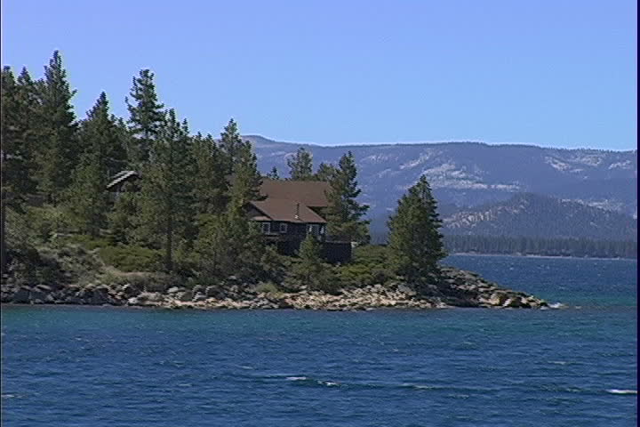 House on lake