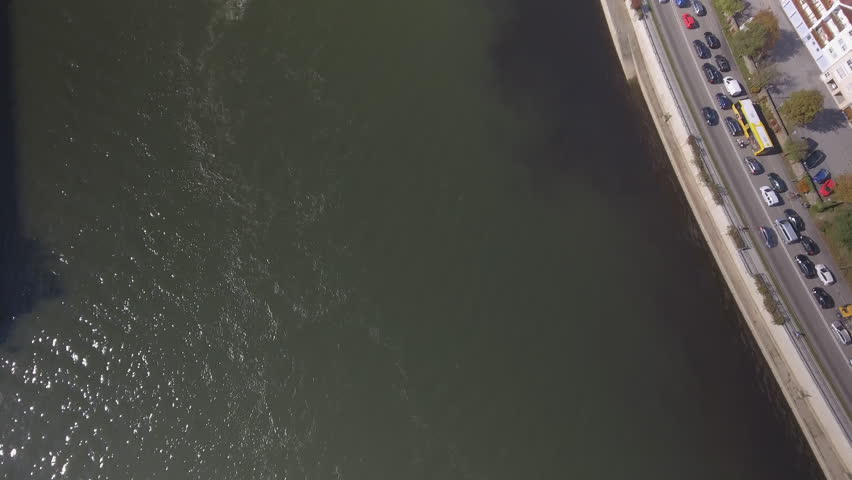 Passau City Aerial Tilt Reveal