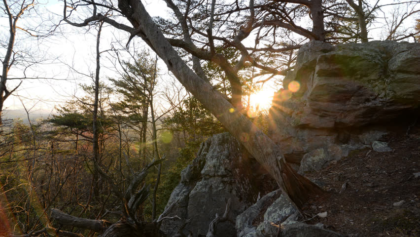 Sunset in Cheaha state park