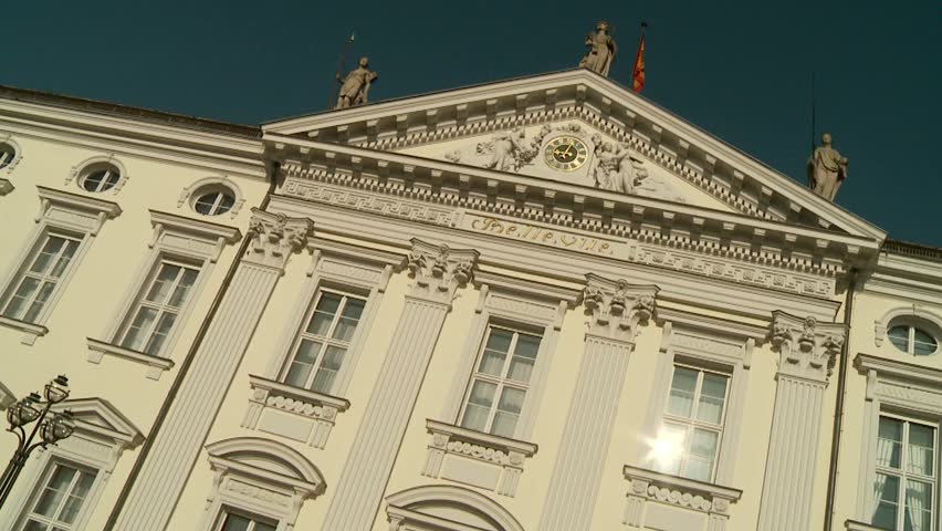 video footage of the Bellevue Palace in Berlin, Germany (Schloss Bellevue)
