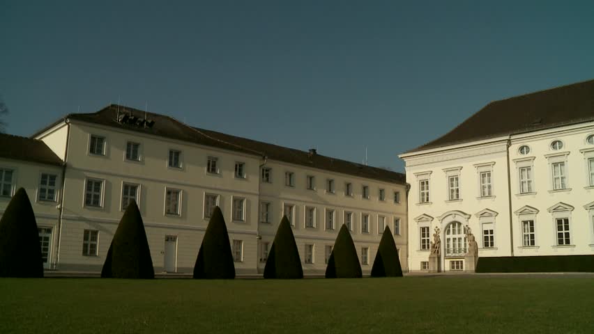 video footage of the Bellevue Palace in Berlin, Germany (Schloss Bellevue)