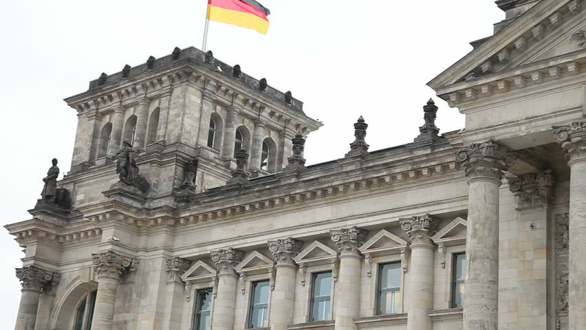 video footage of the german parliament (Reichtag, Bundestag)