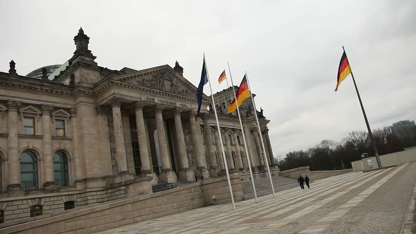 video footage of the german parliament (Reichtag, Bundestag)