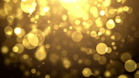 Particles gold glitter award dust abstract background loop Stockvideo