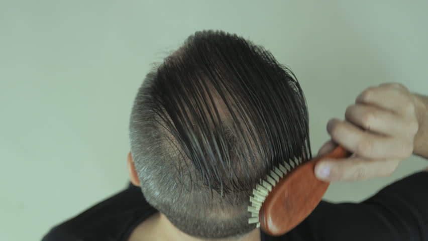 Comb Over Close Up Of Man Stock Footage Video 100 Royalty Free