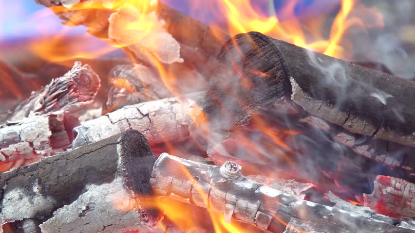 charcoal fire grill