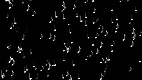 4k Music Notes background