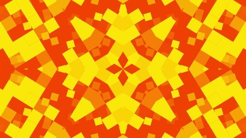 Brightly colored mexican style mosaic looping background animation