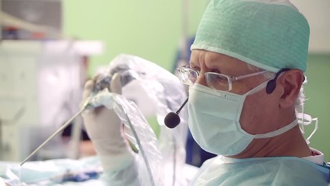 Endoscopic Transnasal Surgery Operation Conducted Professor Stock ...