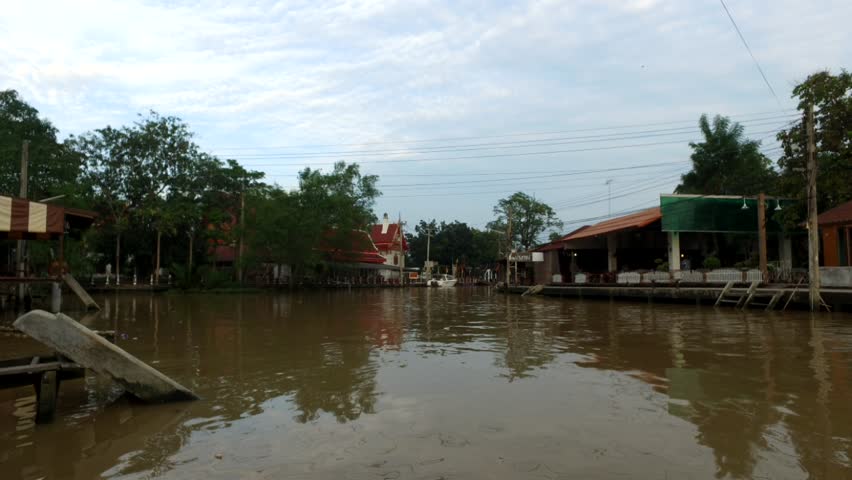 amphawa boat in samut songkhram thailand